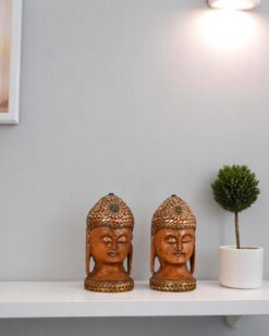 Wooden Buddha Statue in Jaipur
