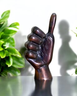 Metal 'OK' Hand Sign for the Desk Unique Symbolic Decor Accent