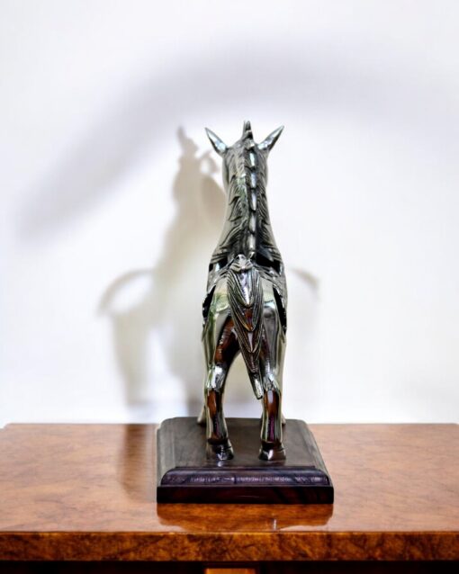 Wood & Steel Majestic Horse Sculpture - Image 5