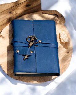 Sky Whisper Leather Diary with Key Lock and 100 Pages