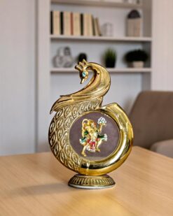 Golden Peacock Statue in Jaipur