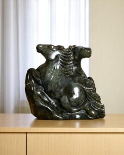 Graceful Labradorite Horse Figurine