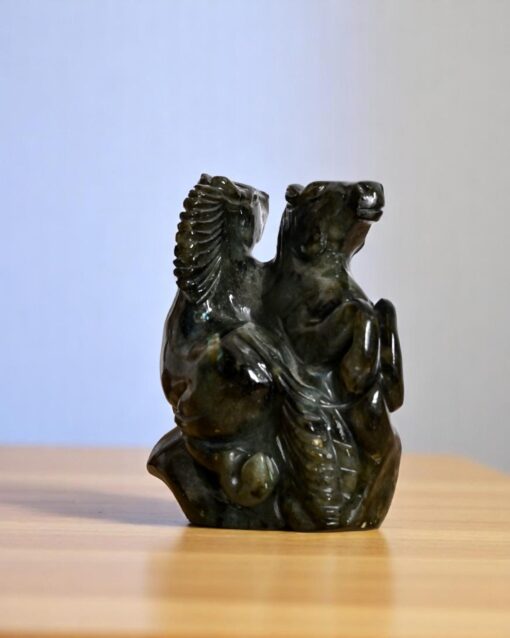 Graceful Labradorite Horse Figurine - Image 4