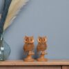 Wooden Owl set in Jaipur