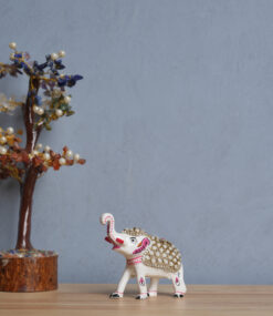 Pearl Grace Handcrafted Kundan Elephant