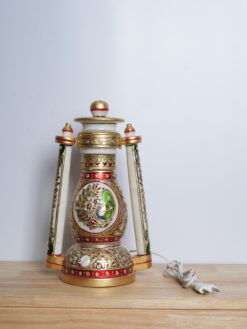 Marble Lantern with Traditional Meenakari Art