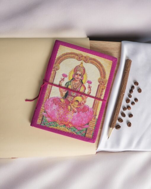 Lakshmi Inspired Handmade Cloth Notebook