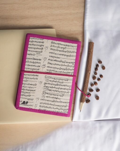 Lakshmi Inspired Handmade Cloth Notebook - Image 5