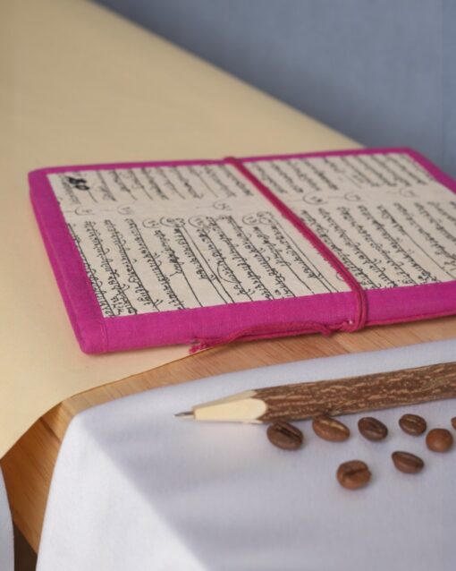 Lakshmi Inspired Handmade Cloth Notebook - Image 4