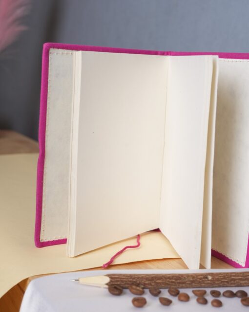 Lakshmi Inspired Handmade Cloth Notebook - Image 3