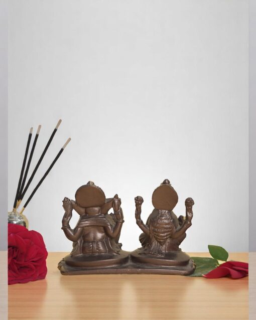Divine Lakshmi & Ganesh Polyresin Idol Set - Image 5