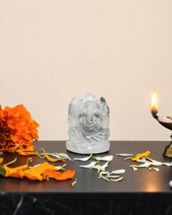 Blessed Glow Small Crystal Ganesh Statue