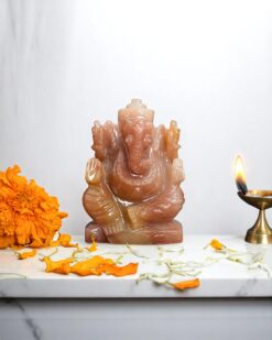 Aventurine Ganesh Statue for Divine Blessings