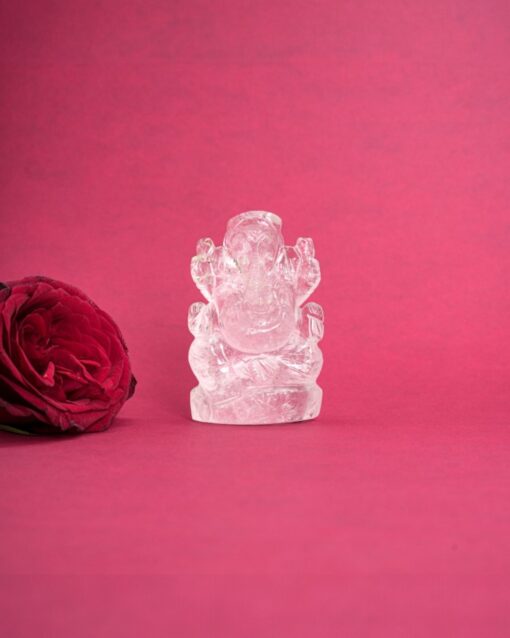 Divine Sparkle Medium Crystal Ganesh Decor