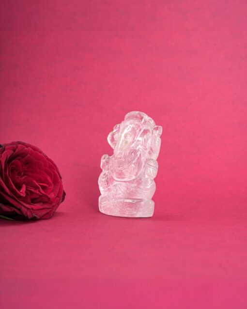 Divine Sparkle Medium Crystal Ganesh Decor - Image 2