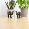 Handcrafted Wooden Elephants in Rajasthan