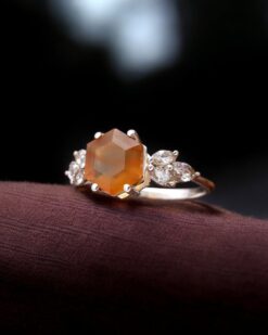 Natural Montana Agate 925 Sterling Silver Ring