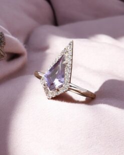 Natural Purple Alexandrite 925 Sterling Silver Ring