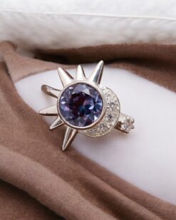 Beautiful Alexandrite 925 Sterling Silver Ring