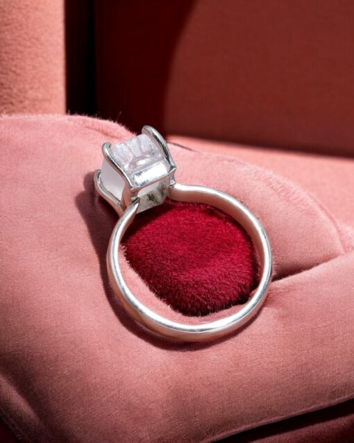 Natural Rainbow Moonstone 925 Sterling Silver Ring - Image 3