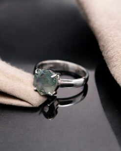 Natural Green Moss Agate 925 Sterling Silver