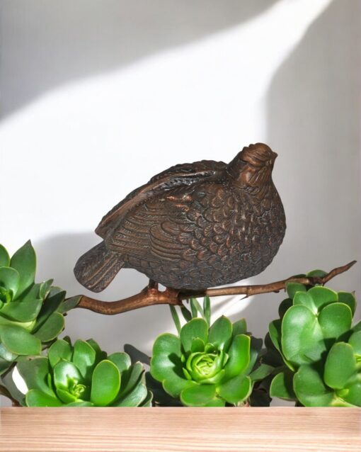 Vintage Iron Hen Figurine for Rustic Farmhouse Decor - Image 4