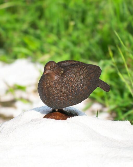 Vintage Iron Hen Figurine for Rustic Farmhouse Decor - Image 2
