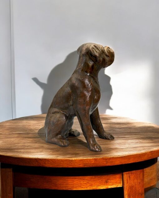 Elegant Iron Dog Art Pieces for Living Room Decor - Image 2