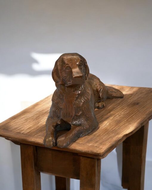 Modern Iron Dog Sculpture for Contemporary Home Decor - Image 3