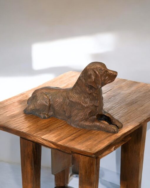 Modern Iron Dog Sculpture for Contemporary Home Decor - Image 2